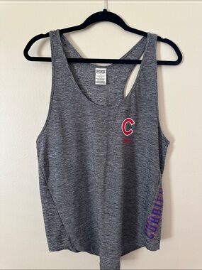 Pink x MLB Chicago cubs tank